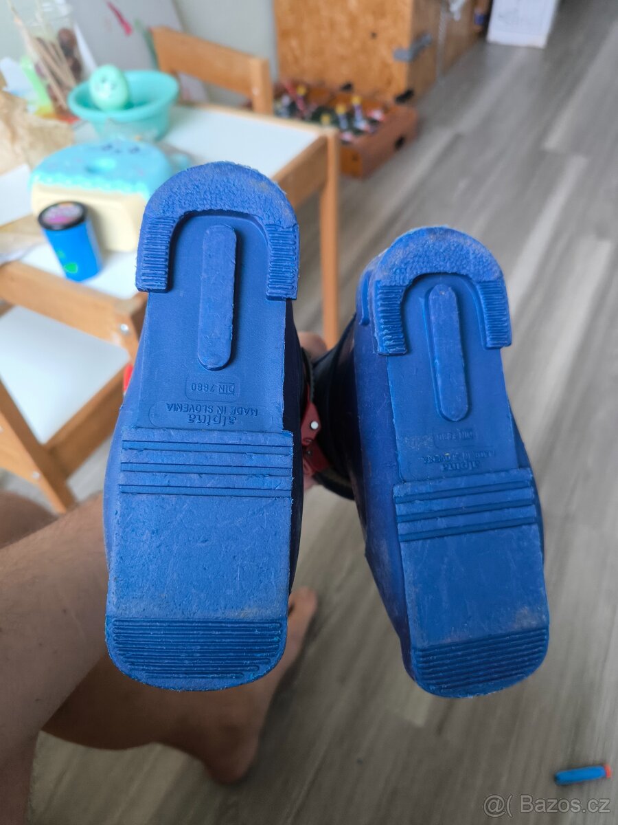 Lyžarske boty Alpina pro nejmenší lyžaře 25. - 2