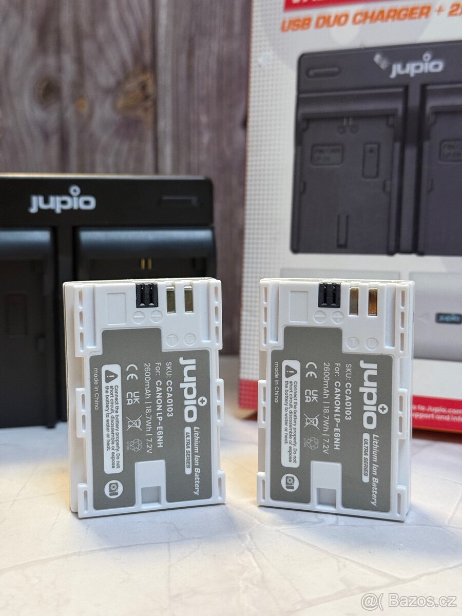 2x Baterie Canon LP-E6NH ULTRA + nabíječka - 2