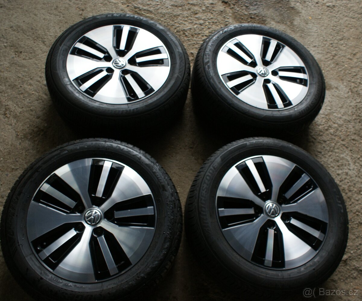original krasna alu kola VW 5x112 letni take Audi Skoda Seat - 2