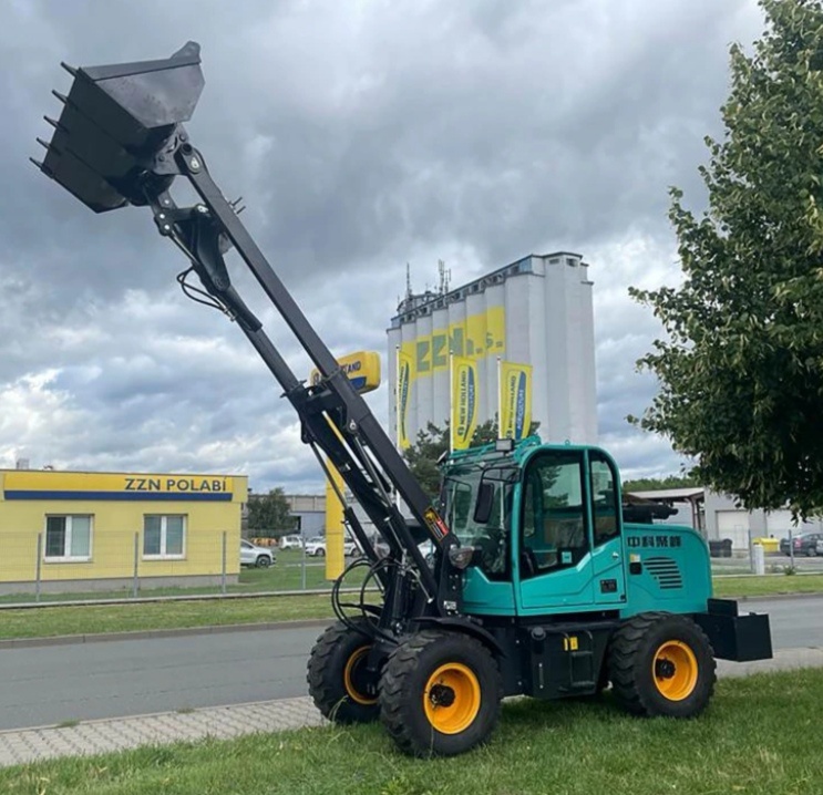 kloubový nakladač, čelňák, čelní nakladač , teleskop - 2