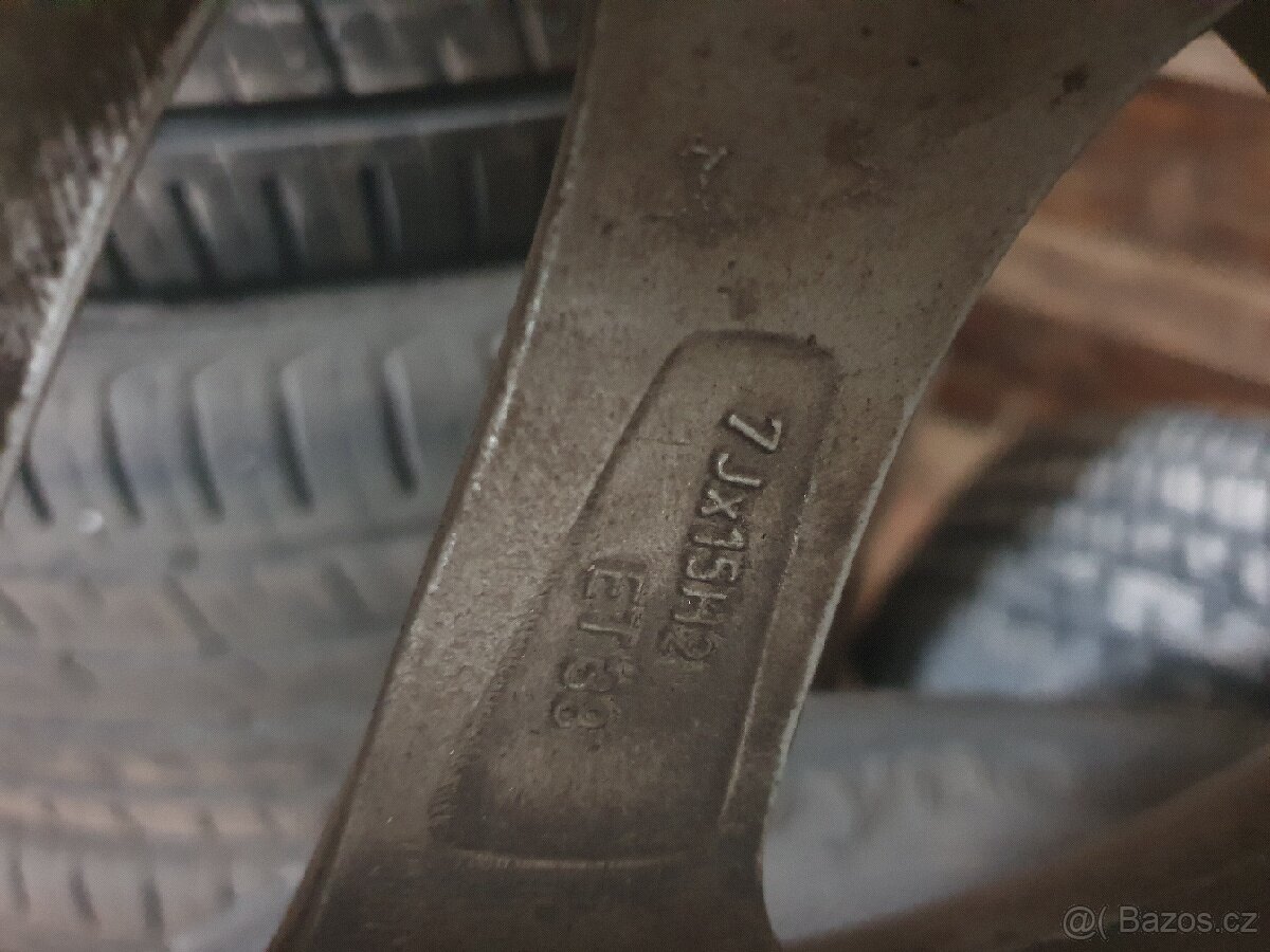 Sada 15" ALU kol 4x100 7,5jx15 et38 - 2