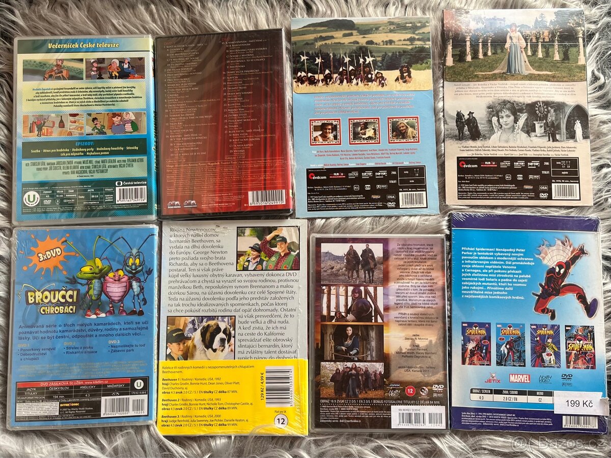 DVD mix večerníček/mrňouskové - 2