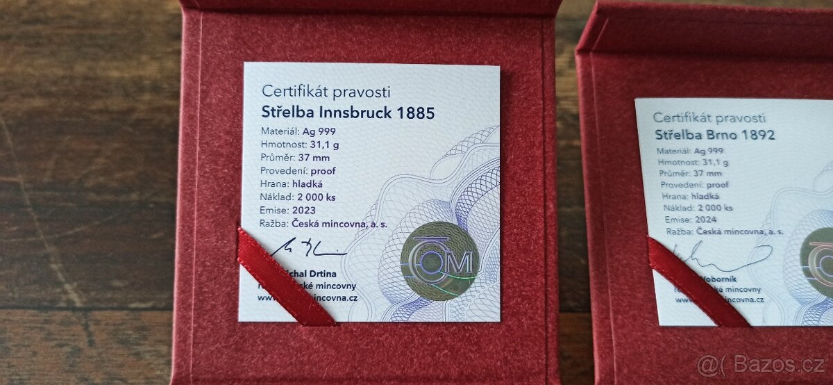 Střelecké medaile, mince. - 2