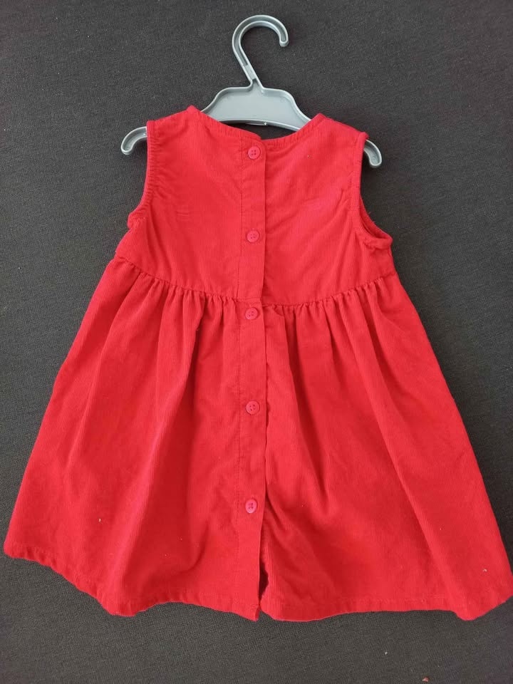 Slavnostní manšestrové šatičky Lindex, vel. 68 - 2