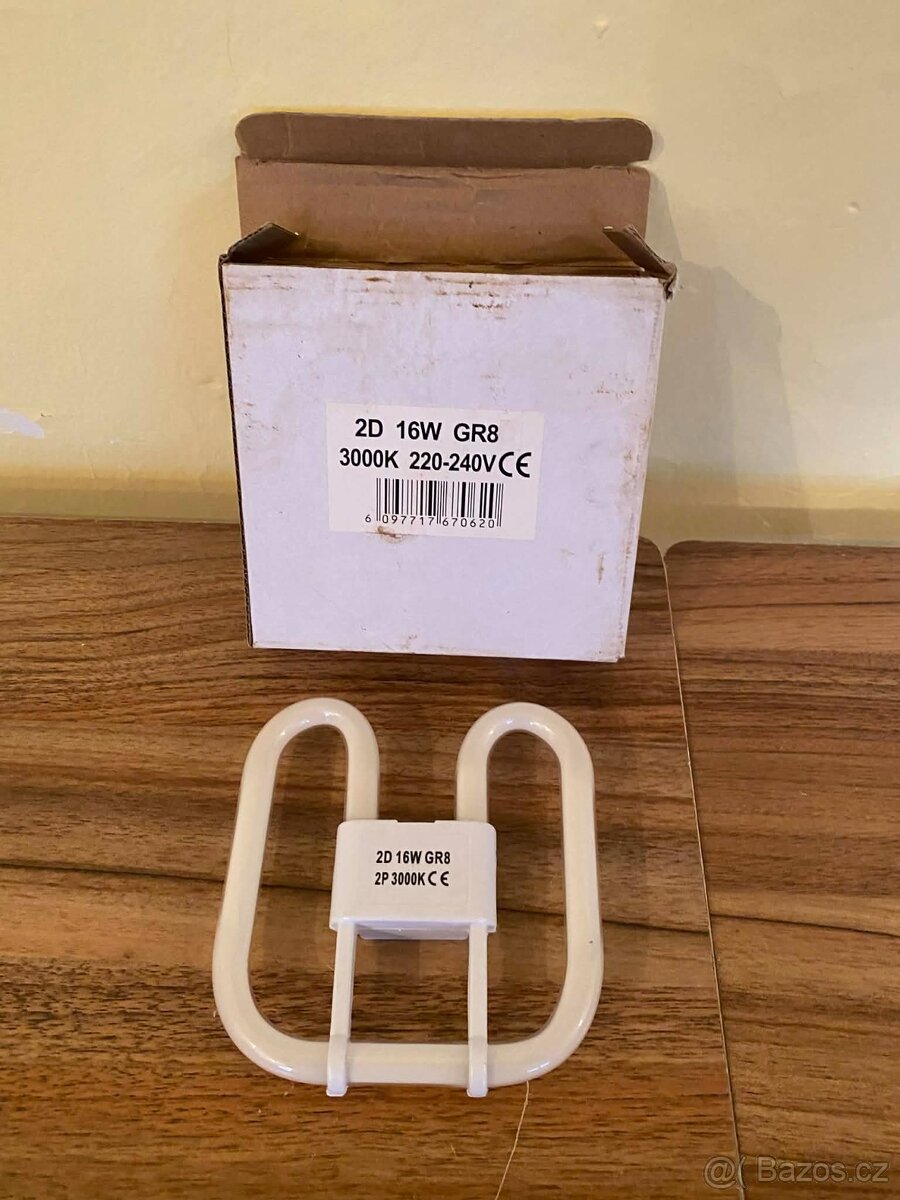 Kompaktní zářivka 2D, 16W, GR8, 3000 K - 2