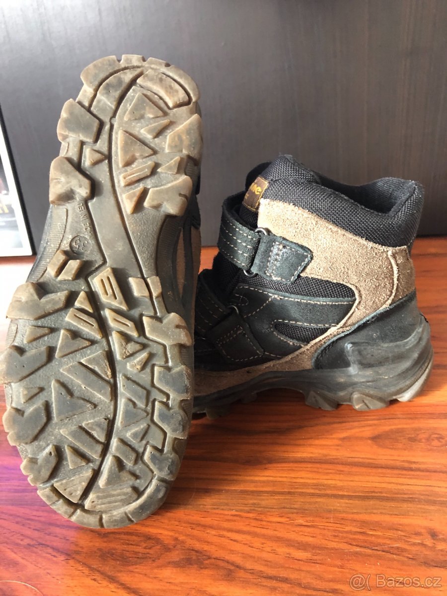 Kožené zimní boty vel. 35 - 2