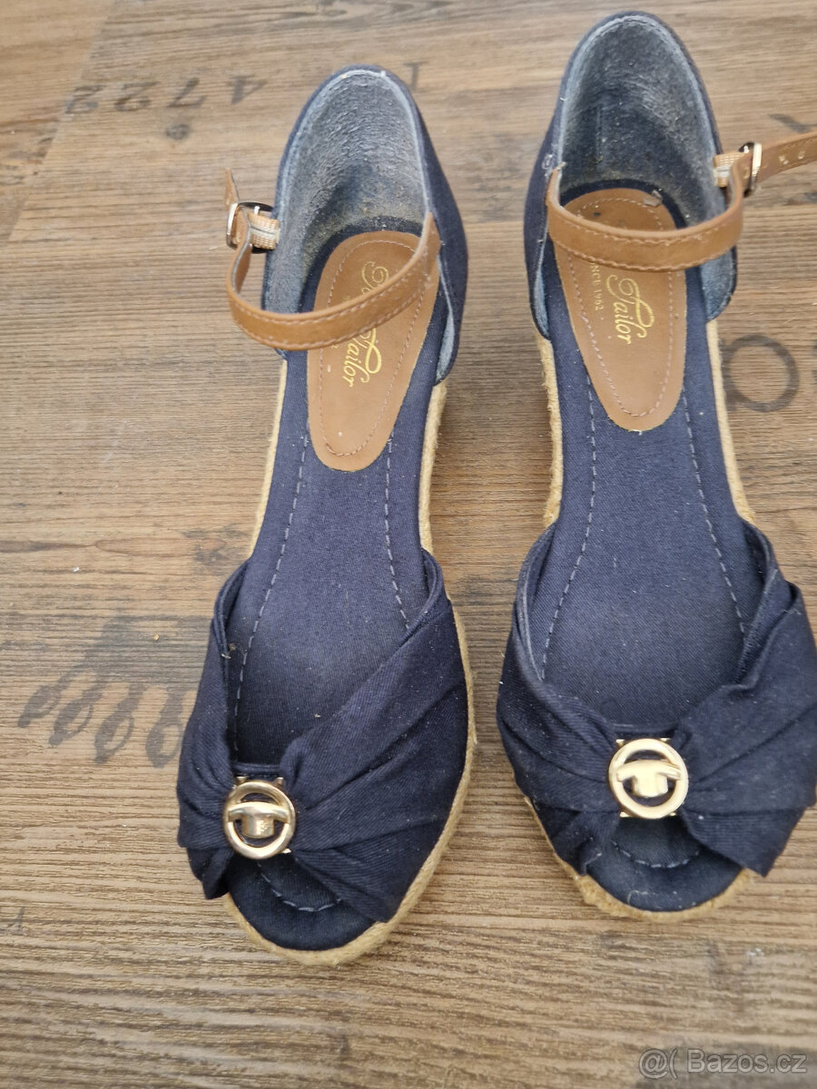 Espadrilky na klínku-TAILOR - 2