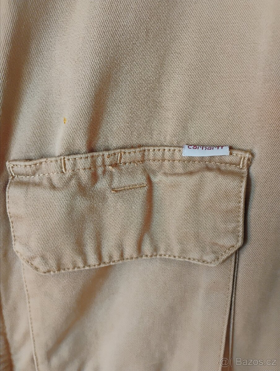 Pánská bunda v módní Khaki barvě - 2