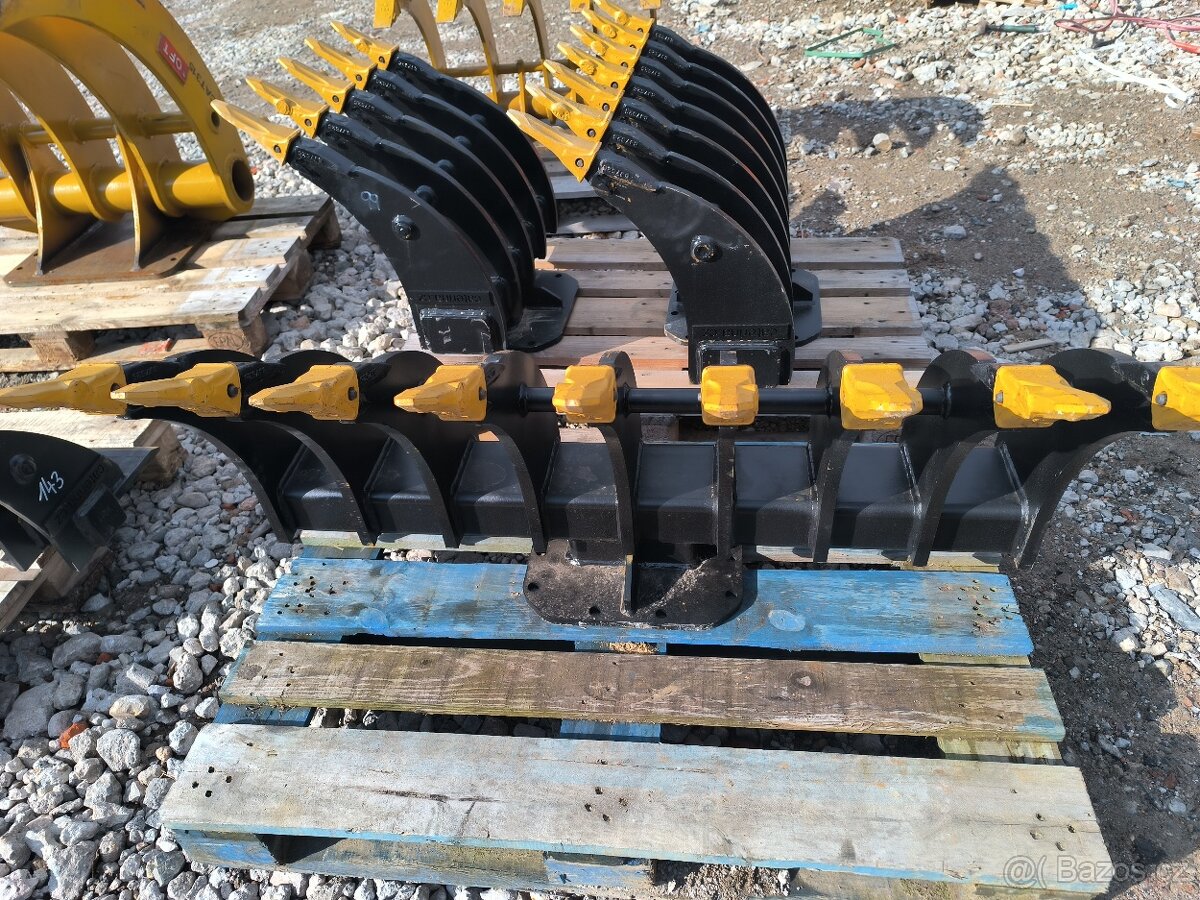 Hrábě na bagry 3-15t - 2