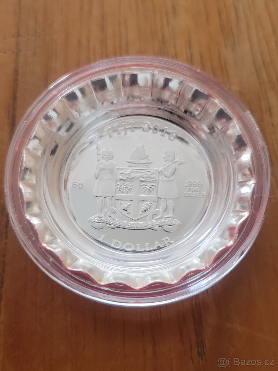 Stříbrné víčko Coca cola - 2