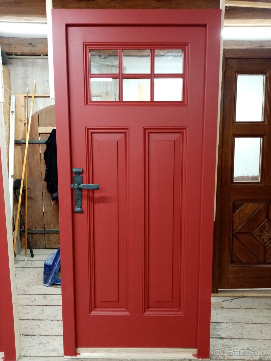 Dřevěné vchodové dveře - 2