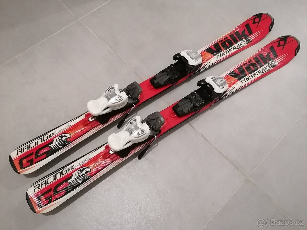 Prodám lyže Völkl Racetiger Junior.Velikost 100cm. - 2