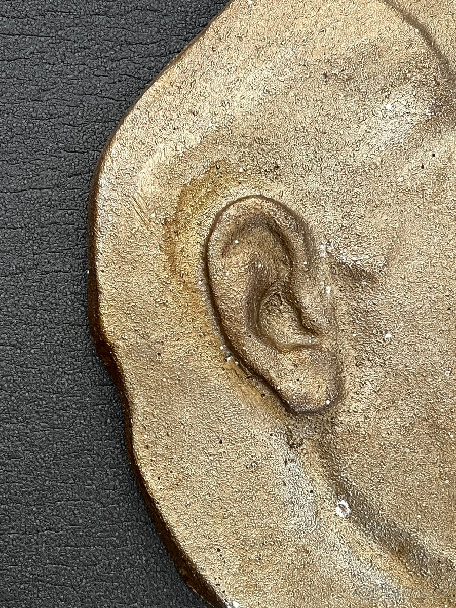 V. I. Lenin Kovová retro plastika na zavěšení 20 cm - 2