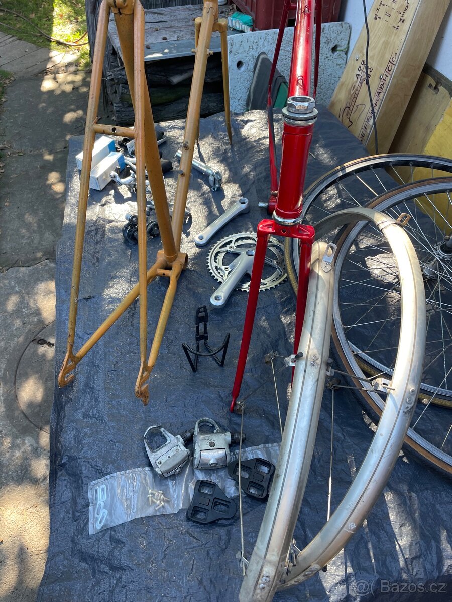 Rám kola pedály měnič kliky osa brzdy - 2