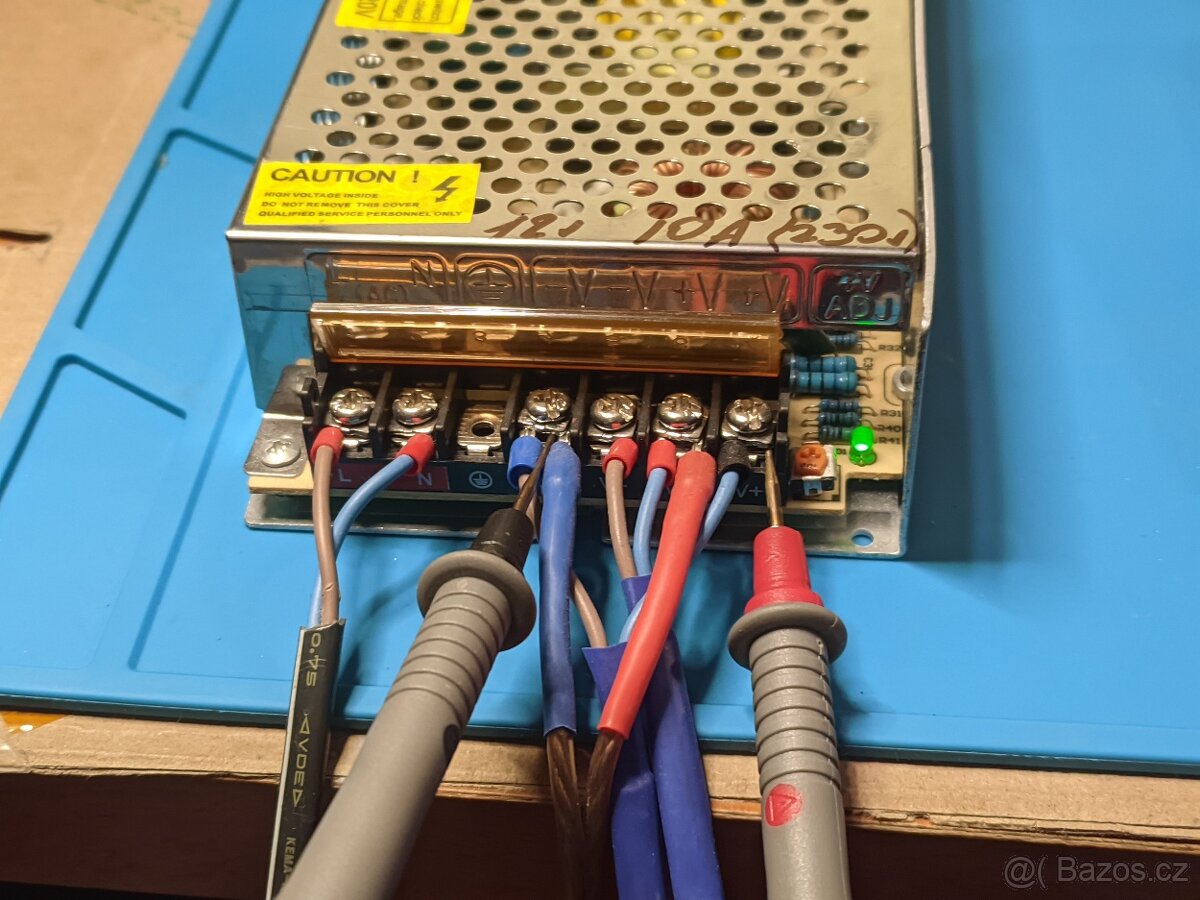 Vnitřní zdroj 12V 120W 10A pro LED pásky - 2