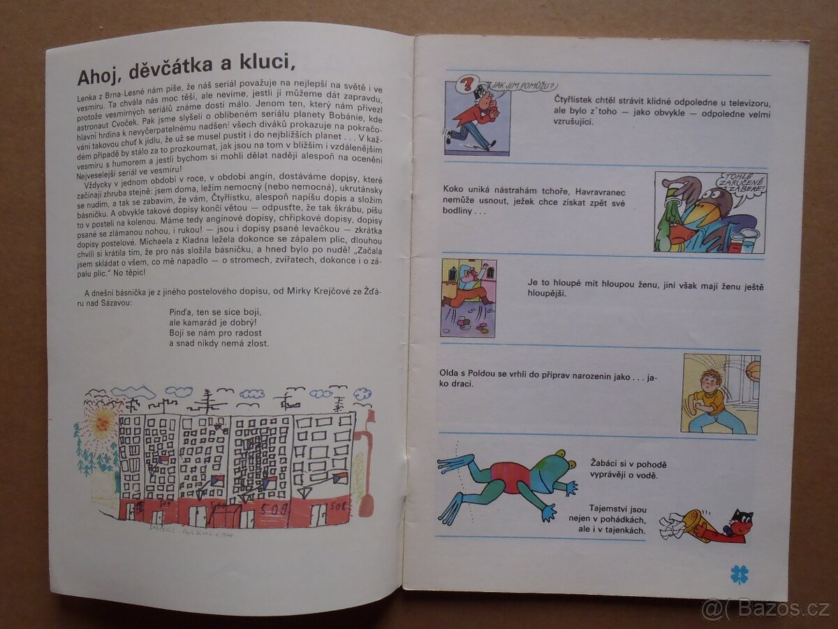 Čtyřlístek č.142 V zajetí obrazovky-pěkný - 2