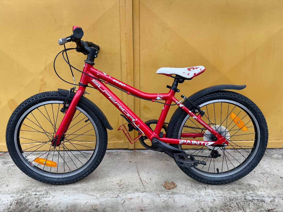 Superior Paint 20 dětské kolo po servisu s páčkovým řazením - 2