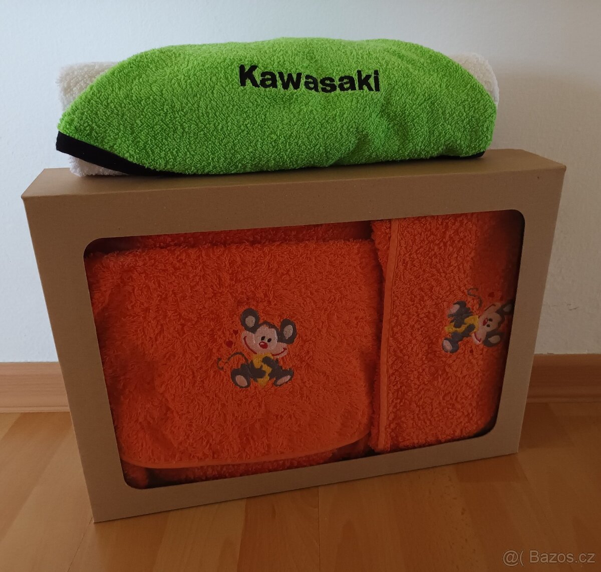 Dětský set s výšivkou myška - 2