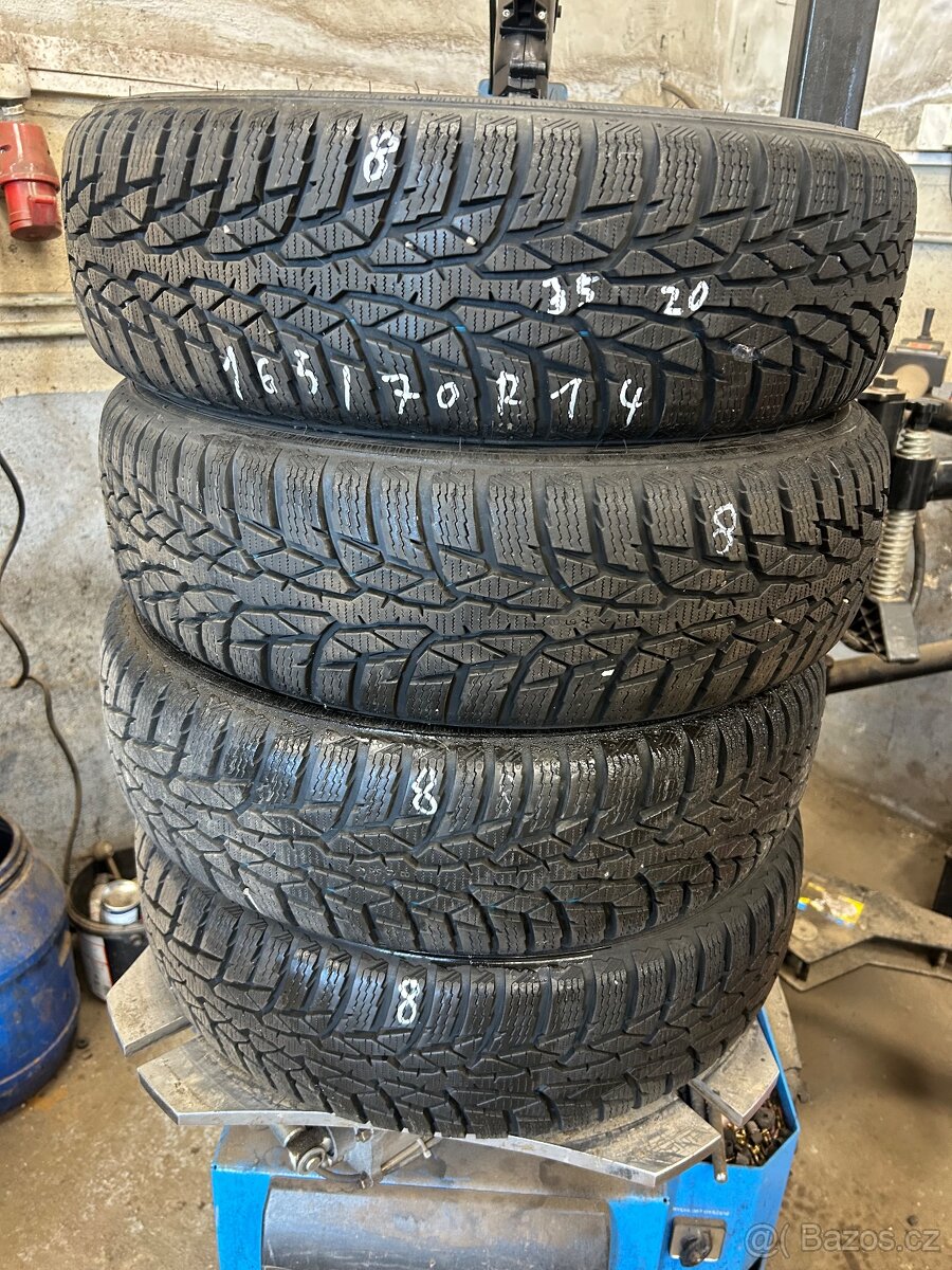 165/70 R14 Nokian zimní 4ks - 2
