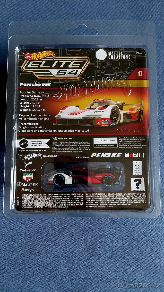 Hot Wheels Elite 64 Porsche - 2