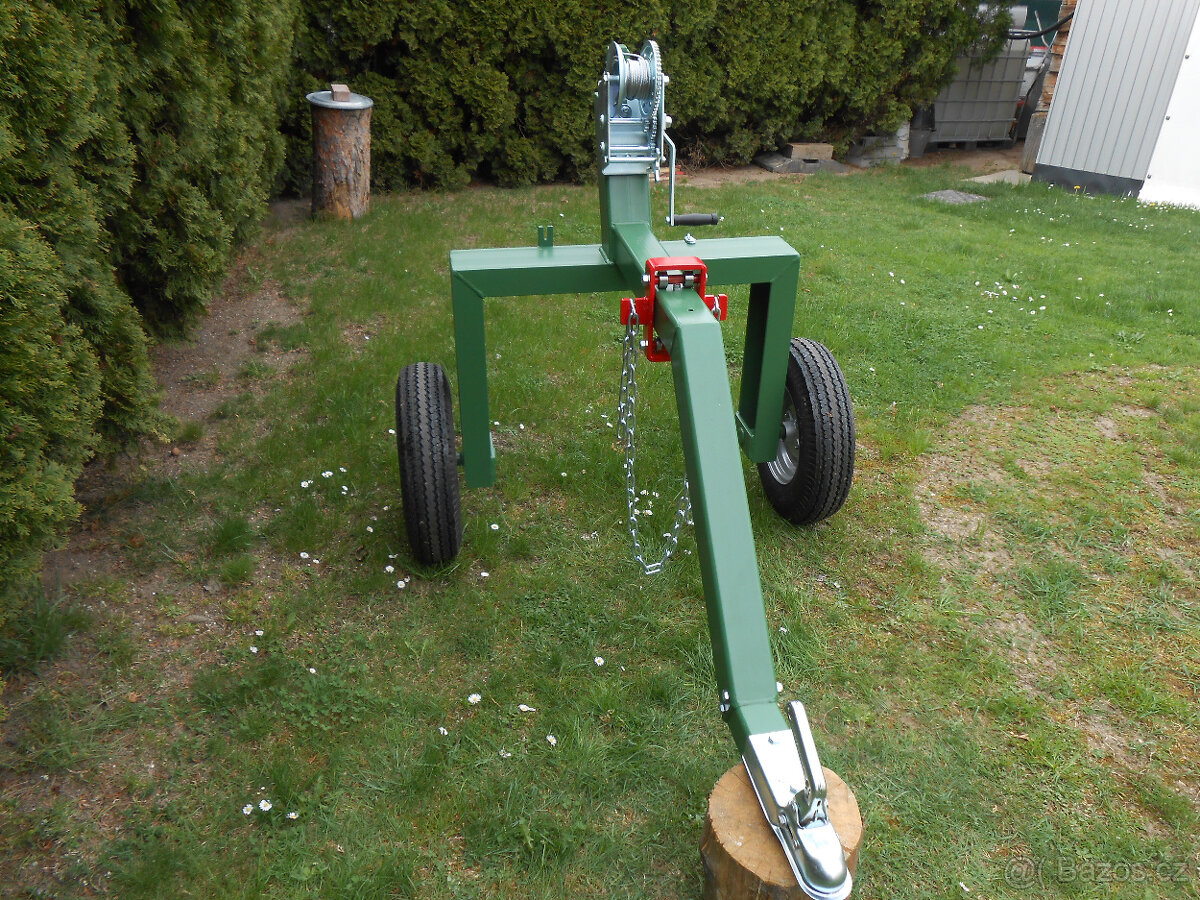 Vyvážečka dřeva za čtyřkolu, malotraktor