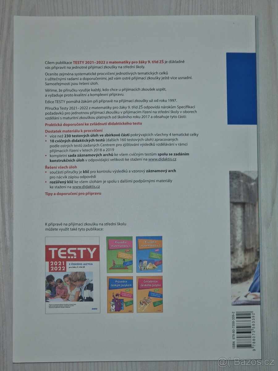 Didaktis Testy z matematiky příprava na přijímací zkoušky - 2