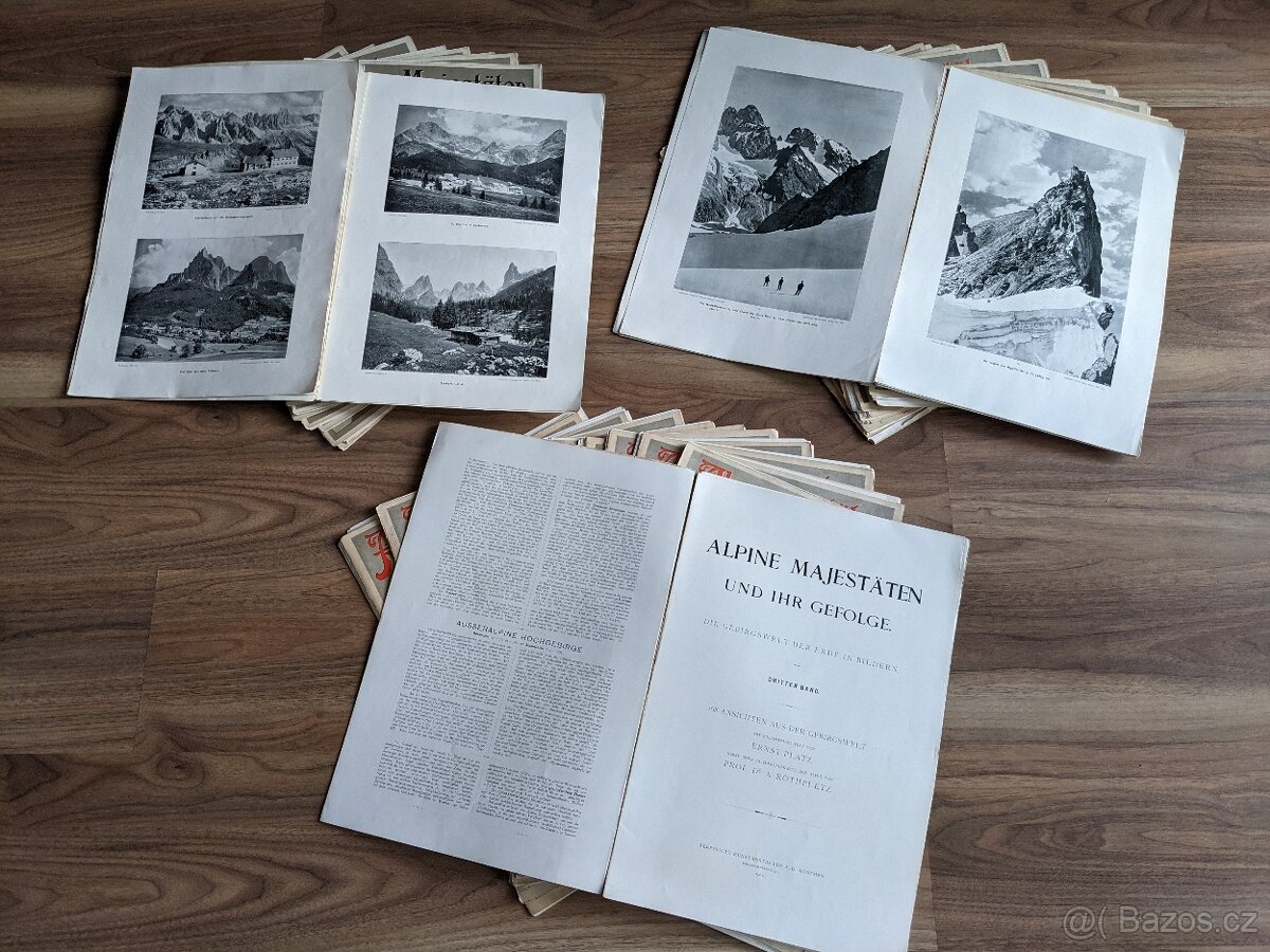 Staré časopisy Alpine Majestaten 1901, 1902, 1903 - 2