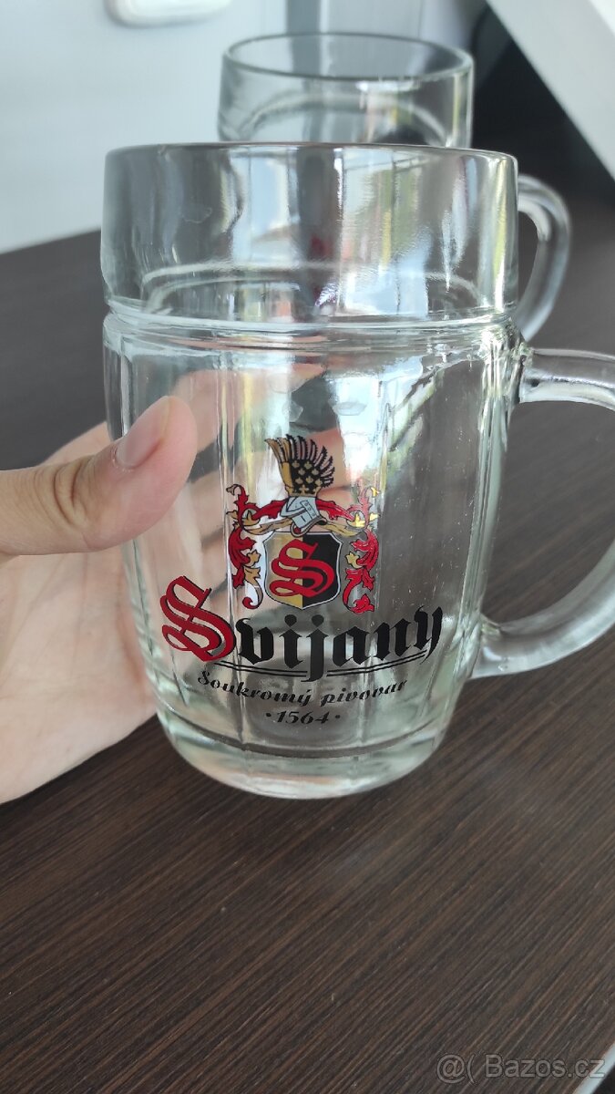 Pivní sklo/krýgl Svijany 0,5l - 2