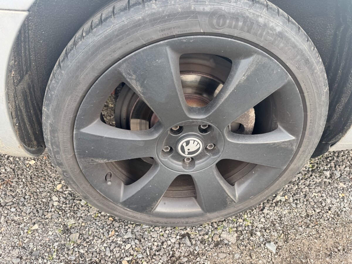 Alu kola r18 5x112 letní pneu - 2