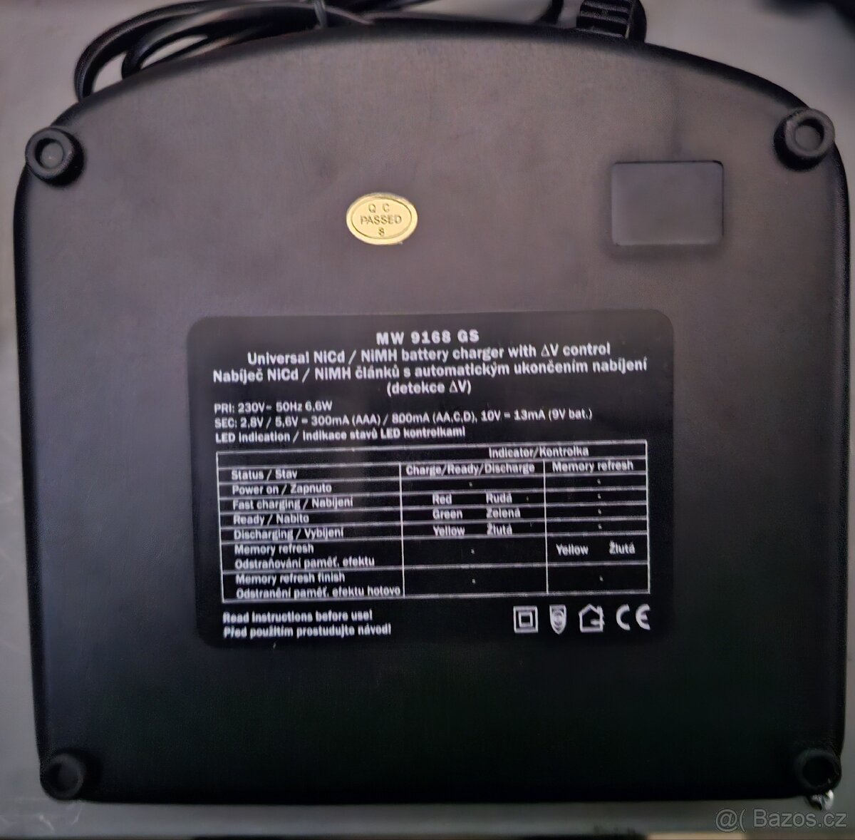 Nabíječka baterií EMOS MW 9168 GS - 2