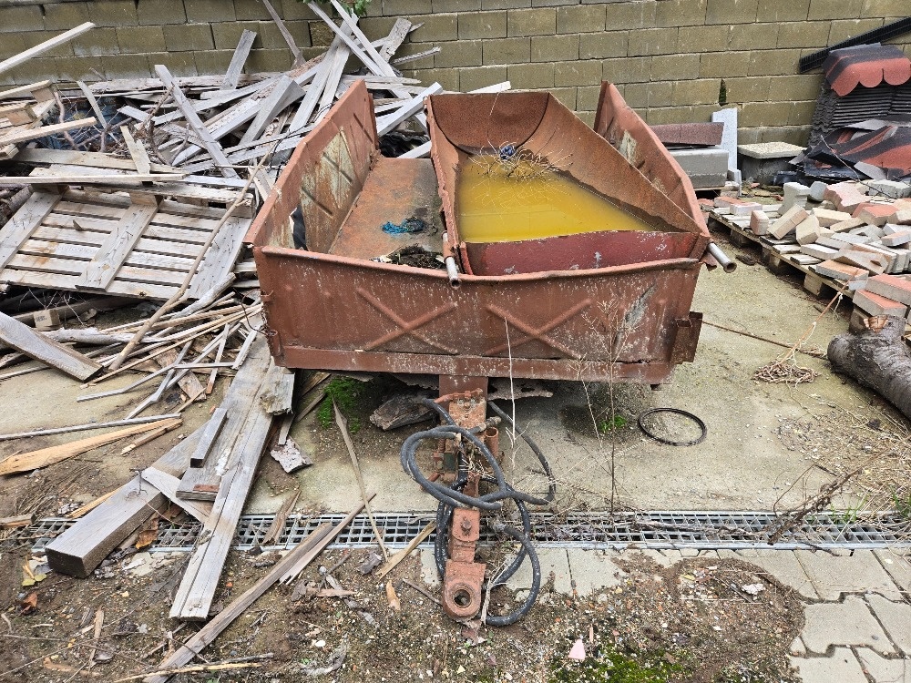 Sklápěcí vlek za malotraktor - 2