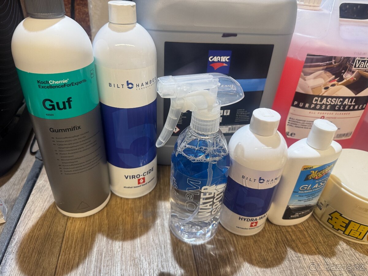 Velké množství detailingové chemie na mytí aut - 2