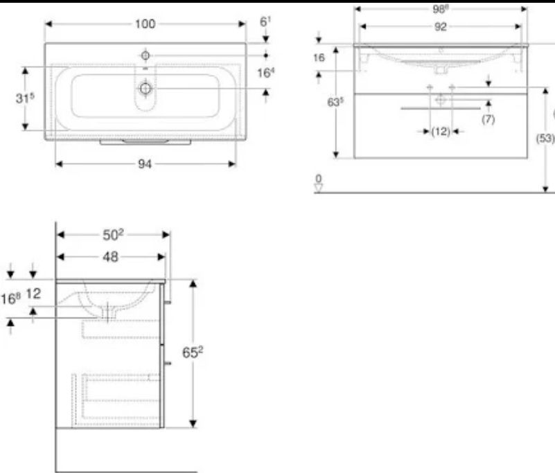 Umyvadlová skříňka - 2