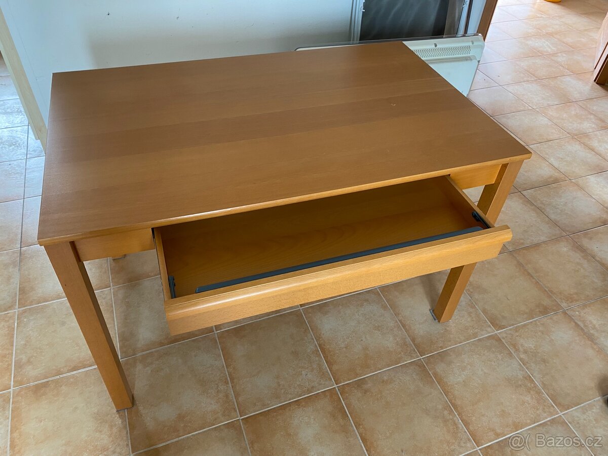 Dřevěný PC stůl Ikea - 2