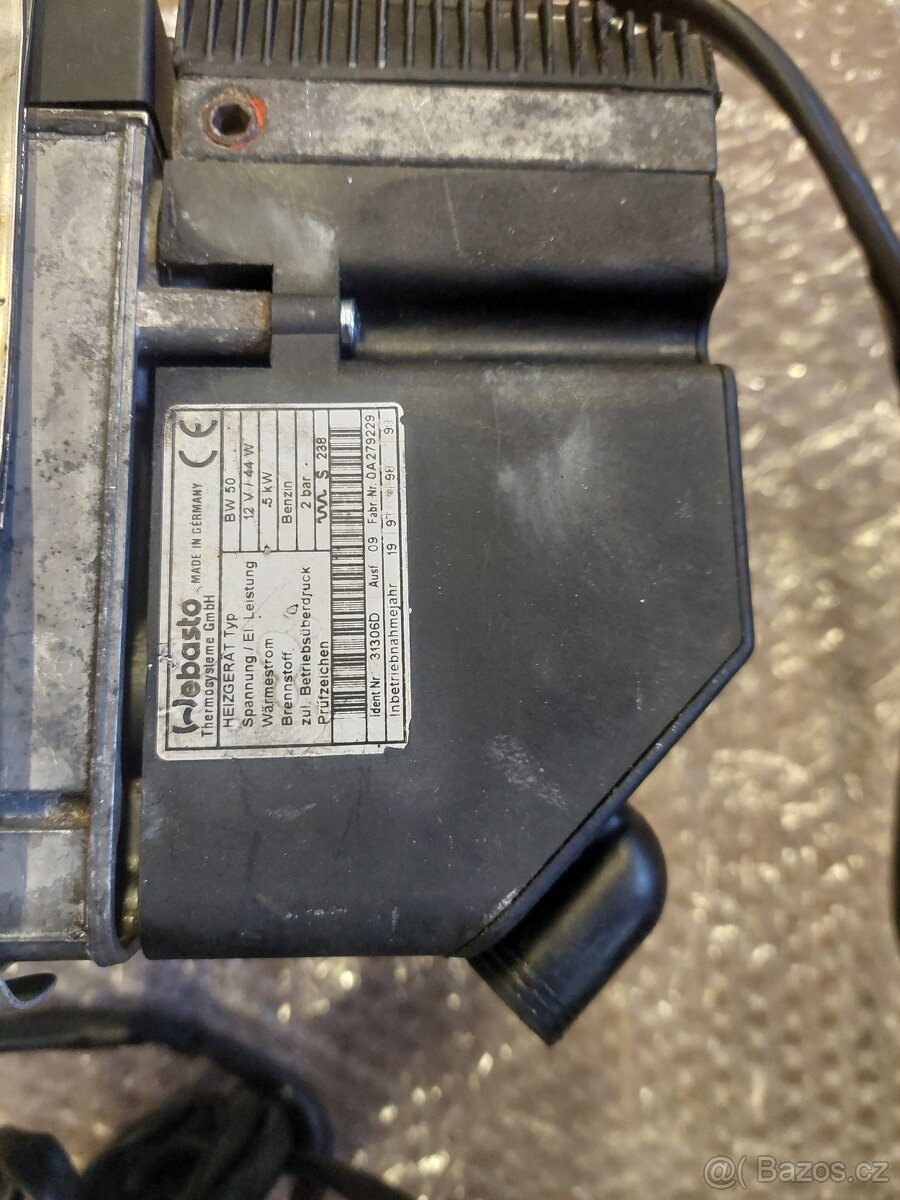 Webasto BW50 (Benzín) kompletní sada - 2