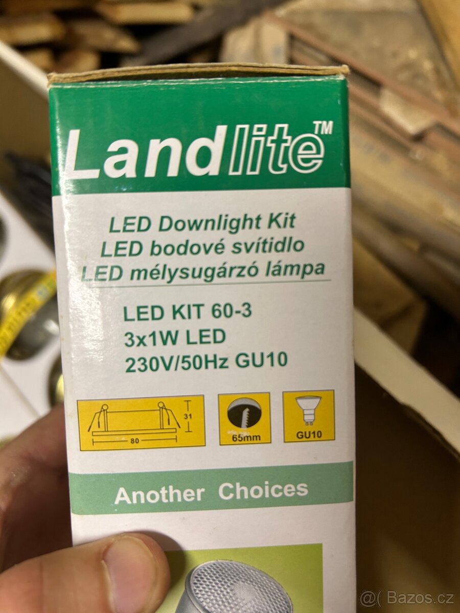 Prodám LED světla 3x1w - 2