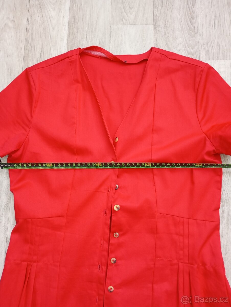 DÁMSKÉ ČERVENÉ ŠATY VEL.38/M - 2