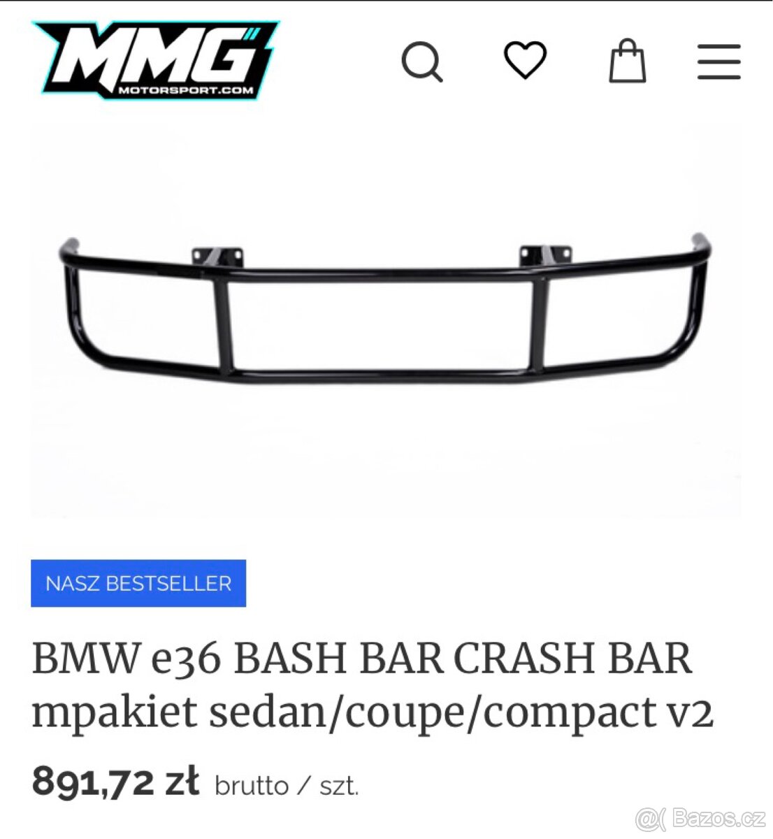 BMW e36 BASH BAR - 2