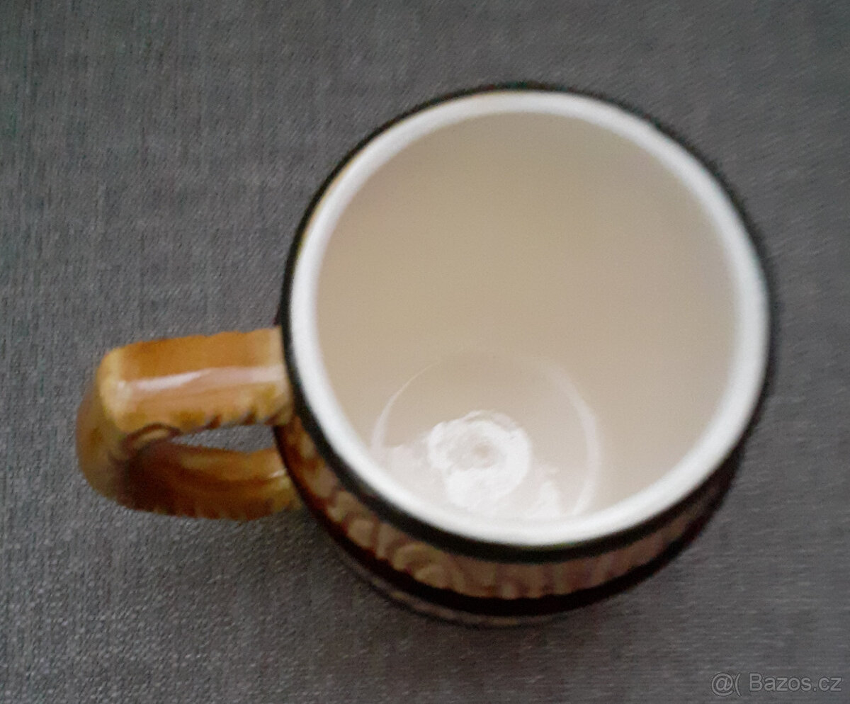 Retro keramický korbel - 2