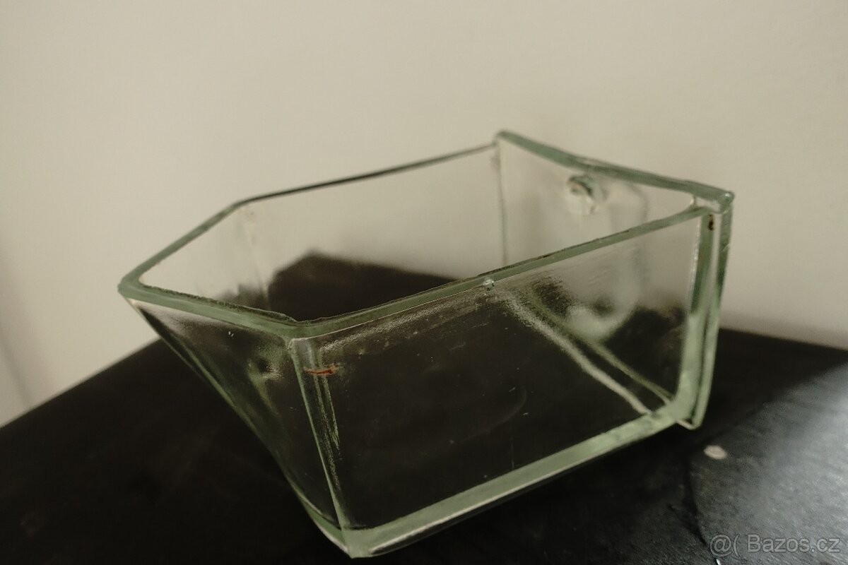 Retro dóza, skleněná nádoba na potraviny - 2