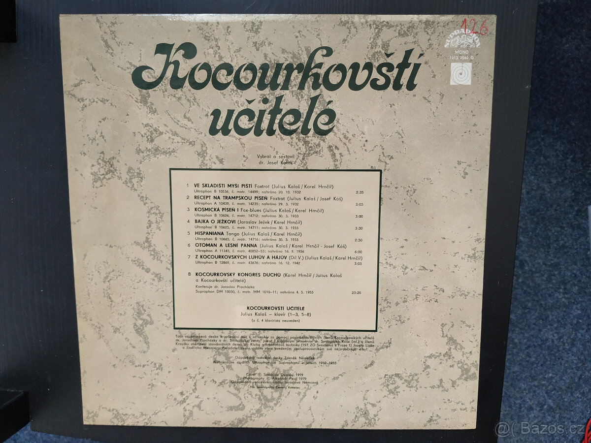 Kocourkovští učitelé gramofonové desky - 2
