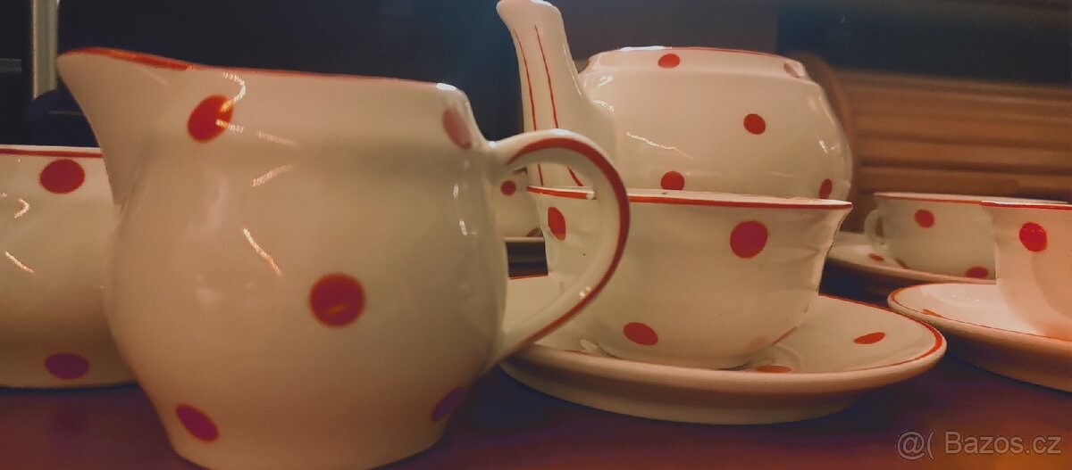 Retro starý kávový servis - 2