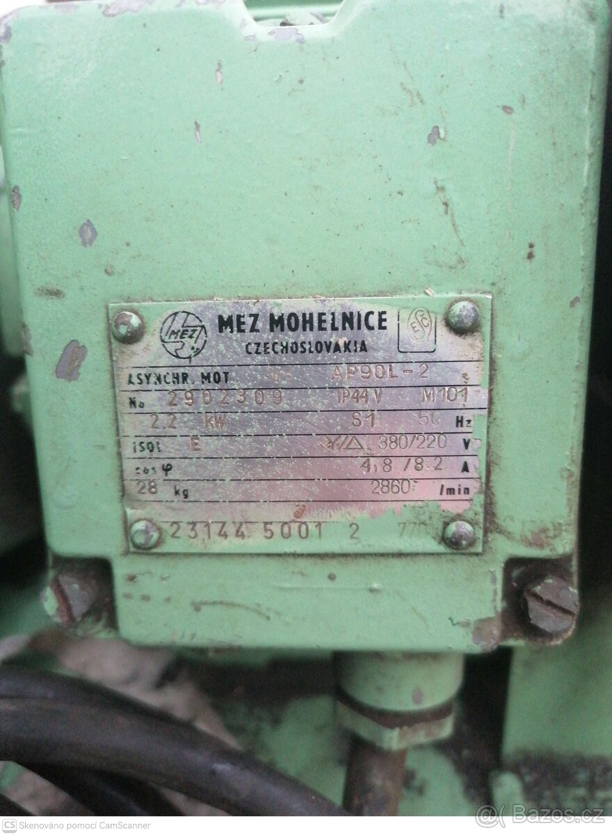 Stolní rozbrušovačka za 3000,-Kč - 2