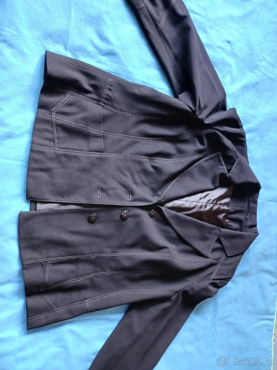 Prodám dámské černé sako vel. 48 - 2