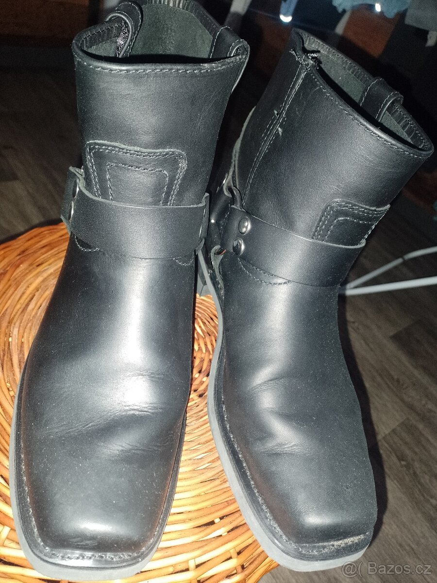 Kožené boty Harley Davidson 46 - 2