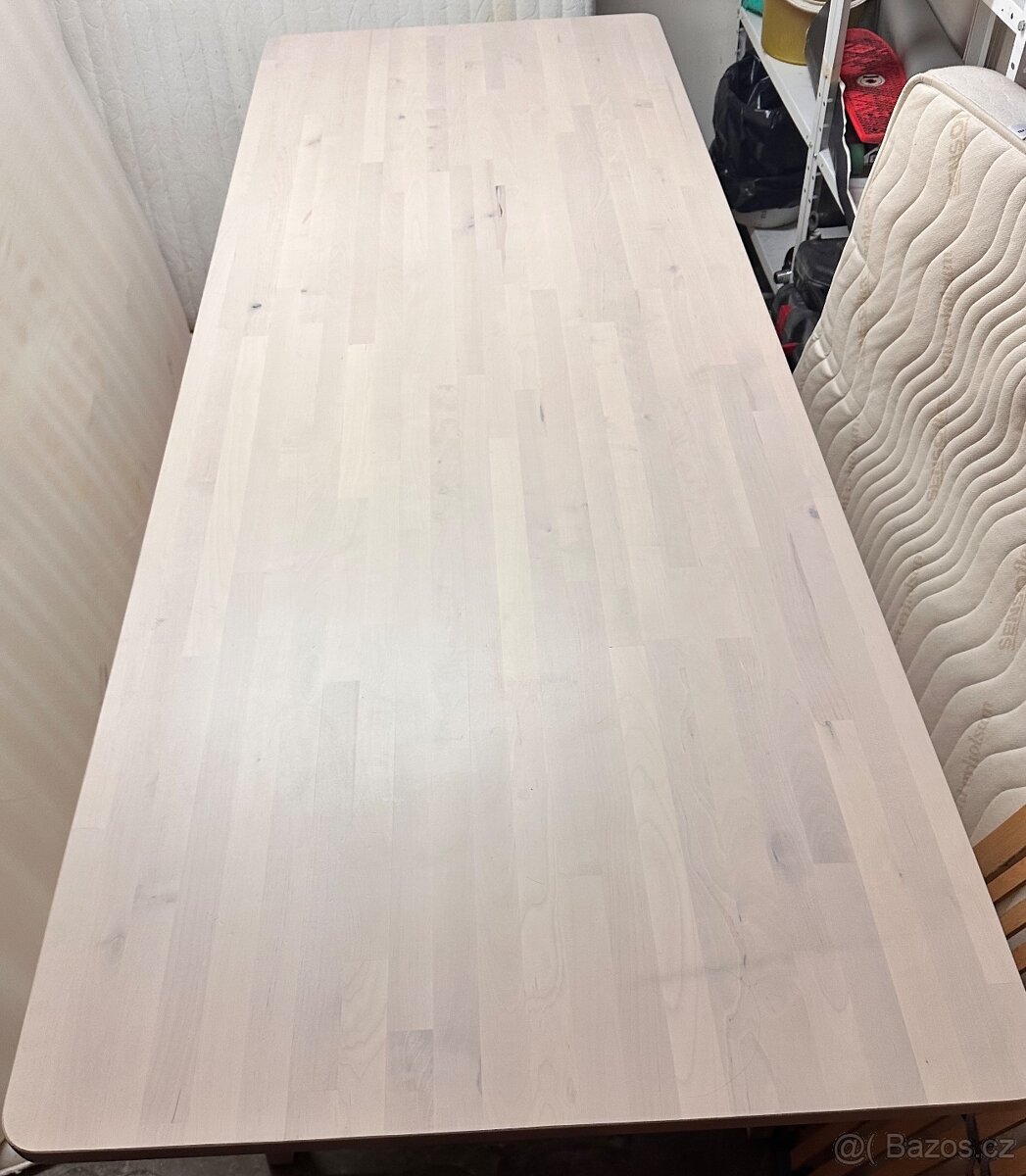 Stůl masiv + lavička - 2