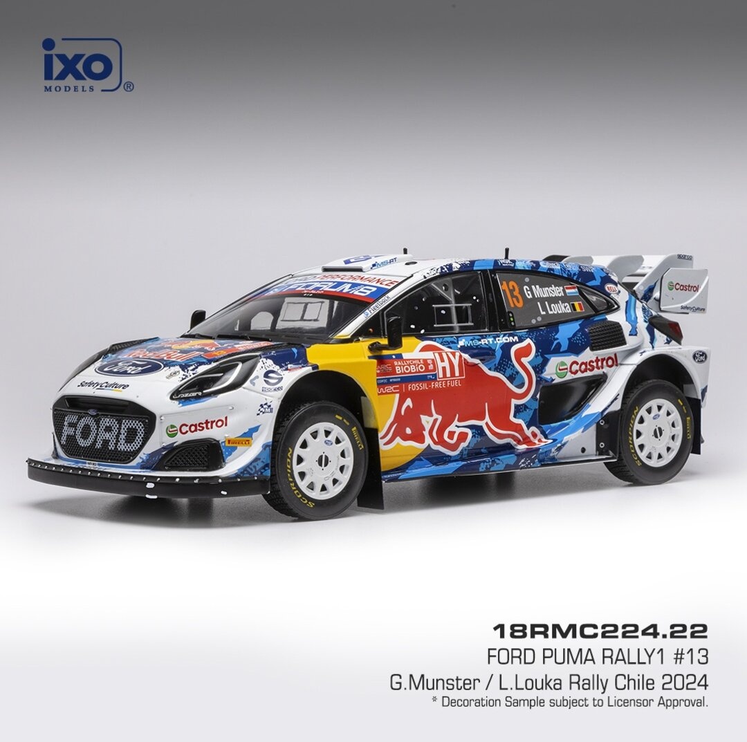 Modely Ford Puma Rally1 1:18 IXO - 2
