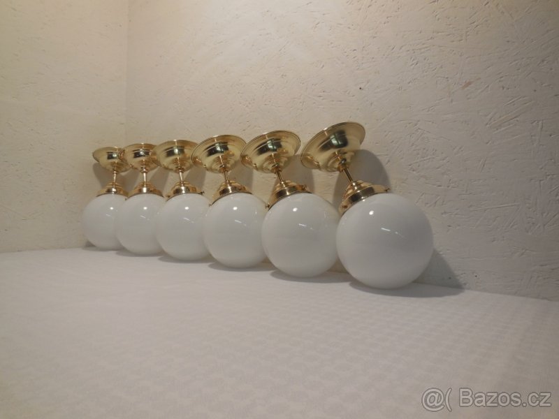 Mosazná stropnice / osvětlení. - 2