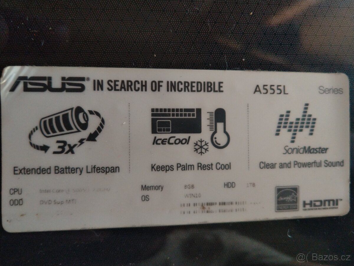 Notebook asus - 2