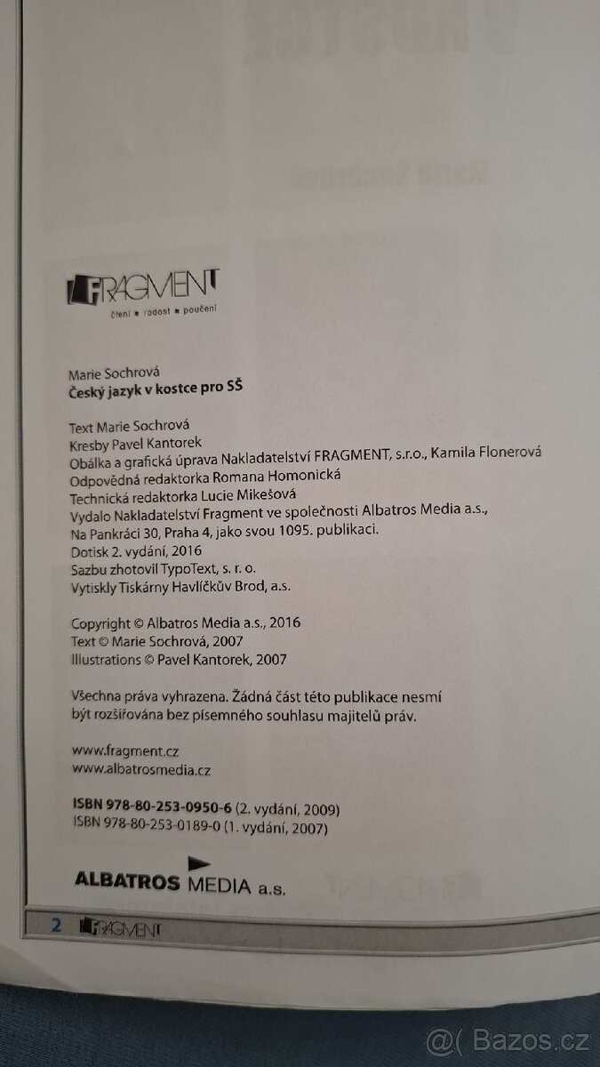 Český jazyk v kostce Fragment - 2